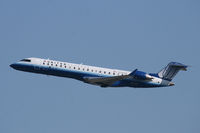 N786SK @ DFW - United Express departing DFW Airport - by Zane Adams