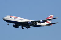 G-CIVH @ DFW - British Airways landing at DFW Airport - by Zane Adams