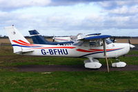G-BFHU @ EGCV - normally based at Liverpool Airport - by Chris Hall