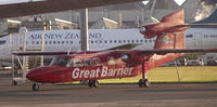 ZK-LGF @ NZAA - On apron in morning rush to the islands. - by magnaman