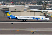 N880GA @ PHX - Allegiant Air N880GA (FLT AAY4302) rolling out after after arrival from Oklahoma City Int'l (KOKC). - by Dean Heald