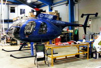 G-RISK @ EGBK - SkyTech Helicopters - by Chris Hall