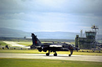 XX113 @ EGQS - Jaguar GR.1 of 226 Operational Conversion Unit taking off Runway 23 at RAF Lossiemouth in September 1979. - by Peter Nicholson