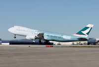 B-LJA @ KLAX - 747-8 takes off from LAX - by Jonathan Ma
