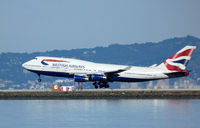 G-CIVV @ SFO - Landing at SFO - by Bill Larkins