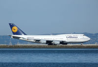 D-ABVC @ SFO - Taxi for takeoff. - by Bill Larkins