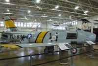 52-4978 - North American F-86F Sabre, displayed in the markings of 51-2834, at the Hill Aerospace Museum, Roy UT