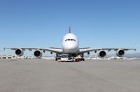 VH-OQJ @ KLAX - Sheer mighty size of an A380! - by Jonathan Ma