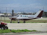 N401CF @ CNO - Taxiing - by Helicopterfriend