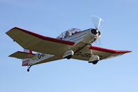 G-BACJ @ X5FB - Jodel D-120 Paris-Nice departing Fishburn Airfield, UK, January 2012. - by Malcolm Clarke