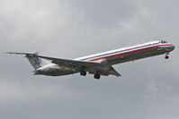 N951TW @ KORD - American Airlines MD 83, N951TW RWY 10 approach KORD. - by Mark Kalfas