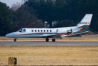 N560LC @ ORF - Landmark Media Enterprises LLC 1995 Cessna 560 Citation V N560LC rolling out on RWY 5 after arrival from Addison Airport (KADS) - Dallas, TX. - by Dean Heald