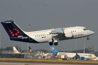 OO-DJZ @ EGCC - Brussels Airlines - by Chris Hall