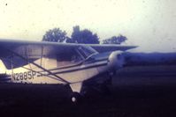 N2885P - Bud Confer about to taxi out at New Paltz NY in 1969 - by John Hahn