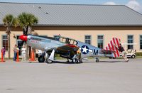 N251MX @ GIF - 1943 North American P-51C N251MX at Gilbert Airport, Winter Haven, FL - by scotch-canadian