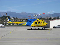 N212VC @ CMA - 1975 Bell 212 TWIN-TWO-TWELVE. P&W(C) PT6T-3 Twin Pac coupled free-turbine Turboshaft 1,800 shp, of Ventura County Sheriff's Department #9 Aviation Unit on their ramp. - by Doug Robertson