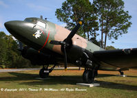 44-76486 @ KVPS - Restored and displayed at the USAF Armament Museum, Eglin AFB, FL.  A/C is depicted as a AC-47  S/N: 43-49010,  Spooky displaying the markings of the 4th Special Op. Sqdn, 14, Special Op Wing, Udorn RTAFB, Thailand, Circa: 1969 / 70.  anon 5D, 24 ~ 105m - by Thomas P. McManus