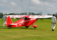 G-ACTF @ EGTH - As usual, the Volunteers on hand to maintain this old boy on an even keel!!! - by glider