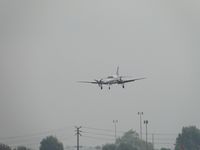 N9210Y @ POC - On final for 26L in a light mist - by Helicopterfriend