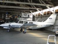 N1436T @ CNO - Parked in AIA hanger - by Helicopterfriend