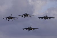 MM7007 @ LMML - Italian Air Force Tornadoes MM7007, MM7044, MM7071 & MM7083 approaching for an overshoot with full gear on Runway31 prior to landing. - by raymond