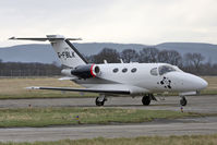G-FBLK @ EGNV - Cessna 510 Citation Mustang, Durham Tees Valley Airport, February 2012. - by Malcolm Clarke