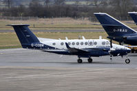 G-COBM @ EGNV - Beech Super King Air 350 at Durham Tees Valley Airport, February 2012. - by Malcolm Clarke