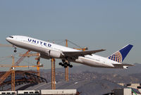 N223UA @ LAX - Ex United B.777 decked out in the 'new' colors - by Duncan Kirk