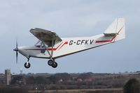 G-CFKV @ X3CX - Landing at Northrepps. - by Graham Reeve