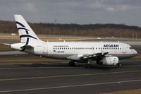 SX-DGG @ EDDL - Aegean Airlines, Airbus A319-132, CN: 1727 - by Air-Micha