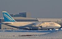 UR-82007 @ EDDP - There is no doubt, this plane was hit by a mega snowball...... - by Holger Zengler