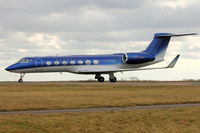 4K-AI06 @ EGGW - 2010 Gulfstream G550, c/n: 5277 of AZAL Azerbaijan Hava Yollari at Luton - by Terry Fletcher