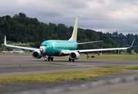N5573L @ KBFI - Newly minted Boeing 737-800, being test flown, 24 June 2010,  at Boeing Field (KBFI) Seattle, WA.