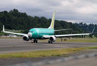 N5573L @ KBFI - Newly minted Boeing 737-800, being test flown, 24 June 2010,  at Boeing Field (KBFI) Seattle, WA. - by Thomas P. McManus