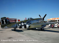 N74190 @ KNPA - North American P-51D Mustang, impeccably restored, displaying noseart Happy Jacks Go Buddy on dispaly at NAS Pensacola, FL. - by Thomas P. McManus