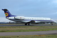 CE-01 @ EGGW - Belgian Air Force Embraer EMB-135LR, c/n: 145449
departing from Luton - by Terry Fletcher