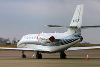 M-ISLE @ EGGW - 2009 Cessna 680 Citation Sovereign, c/n: 680-0265 at Luton - by Terry Fletcher