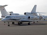 N195SV @ KAPC - Tight fit on the Napa heavy jet ramp - Silver Ventures 2000 Falcon 50 N195SV, Dillards, Inc. 2002 G-V N914BD and SCI Texas Funeral Services 2009 G450 N9SC - by Steve Nation