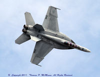 165894 @ KNPA - Flight demo at NAS Pensacola, F/A-18F Super Hornet, VFA-106. - by Thomas P. McManus