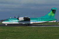 EI-CBK @ EIDW - Aer Arann ATR-42 now painted in the clrs of Aer Lingus Regional. - by Noel Kearney