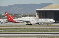 VH-VPE @ KLAX - Taxiing to gate at LAX - by Todd Royer