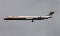 N7526A @ TPA - American MD-80 making a tight left