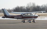 N8205U @ KAXN - Cessna 172F Skyhawk on the line. - by Kreg Anderson