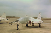 65-10453 @ RND - T-38A Talon of the 12th Flying Training Wing on the flight-line at Randolph AFB in November 1979. - by Peter Nicholson