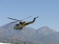 N120LA @ POC - Headed north towards the mountains - by Helicopterfriend