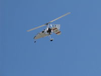 N142MG @ SZP - 1999 Givans PREDATOR powered autogyro, Lycoming IO-320-B1A 160 Hp pusher engine upgrade, takeoff climb Rwy 04 - by Doug Robertson