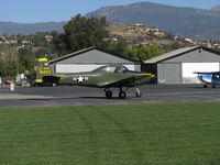 N4403K @ SZP - 1948 Ryan NAVION as L-17B, Continental E-185 (owner states 225 Hp upgrade), landing roll Rwy 04 - by Doug Robertson