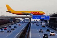 D-AEAG @ EDDP - On taxiway to DHL aprons...... - by Holger Zengler