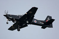 ZF240 @ EGNT - Shorts Tucano T.1, Newcastle Airport, March 2012. - by Malcolm Clarke