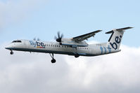 G-ECOE @ EGNT - De Havilland Canada DHC-8-402Q, Newcastle Airport, March 2012. - by Malcolm Clarke